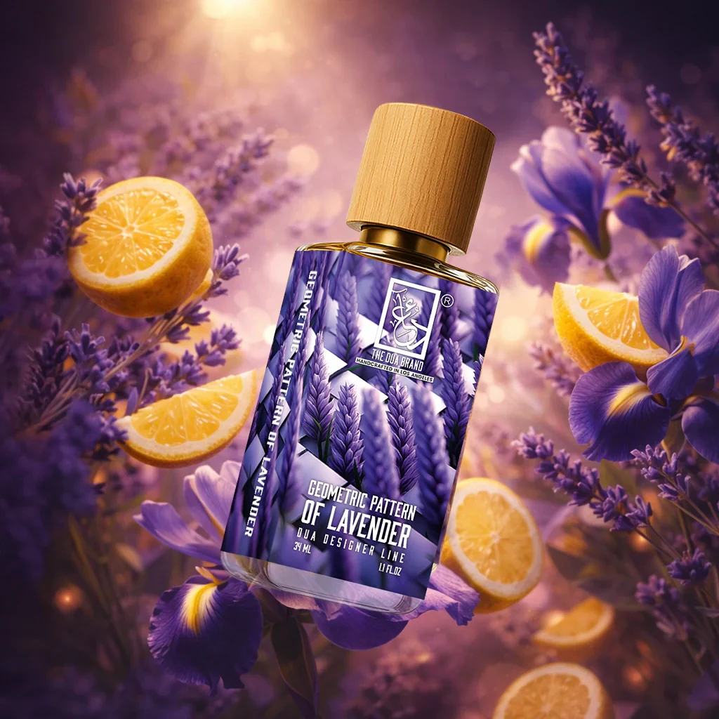 Geometric Pattern Of Lavender - Image 2