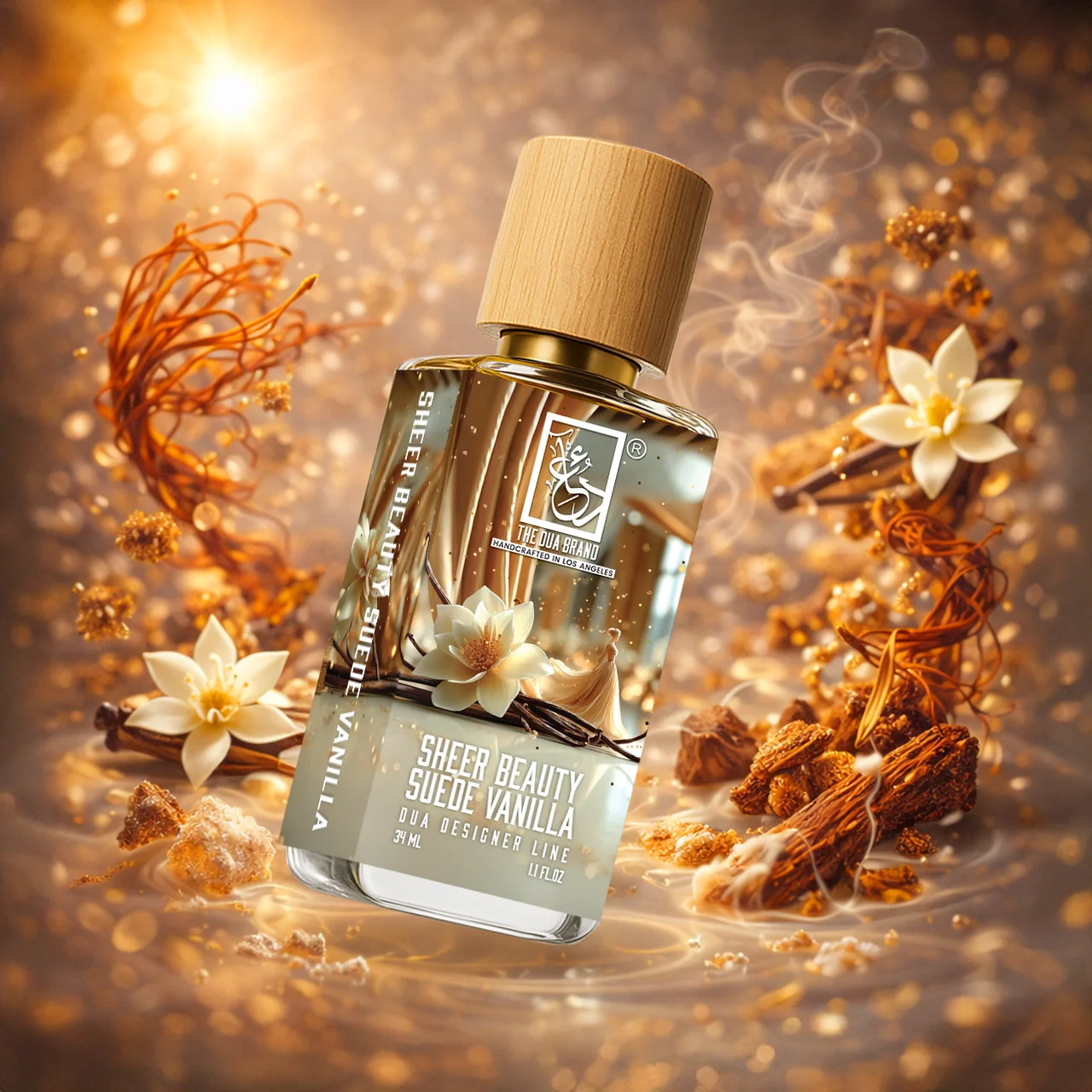 Sheer Beauty Suede Vanilla - Image 2