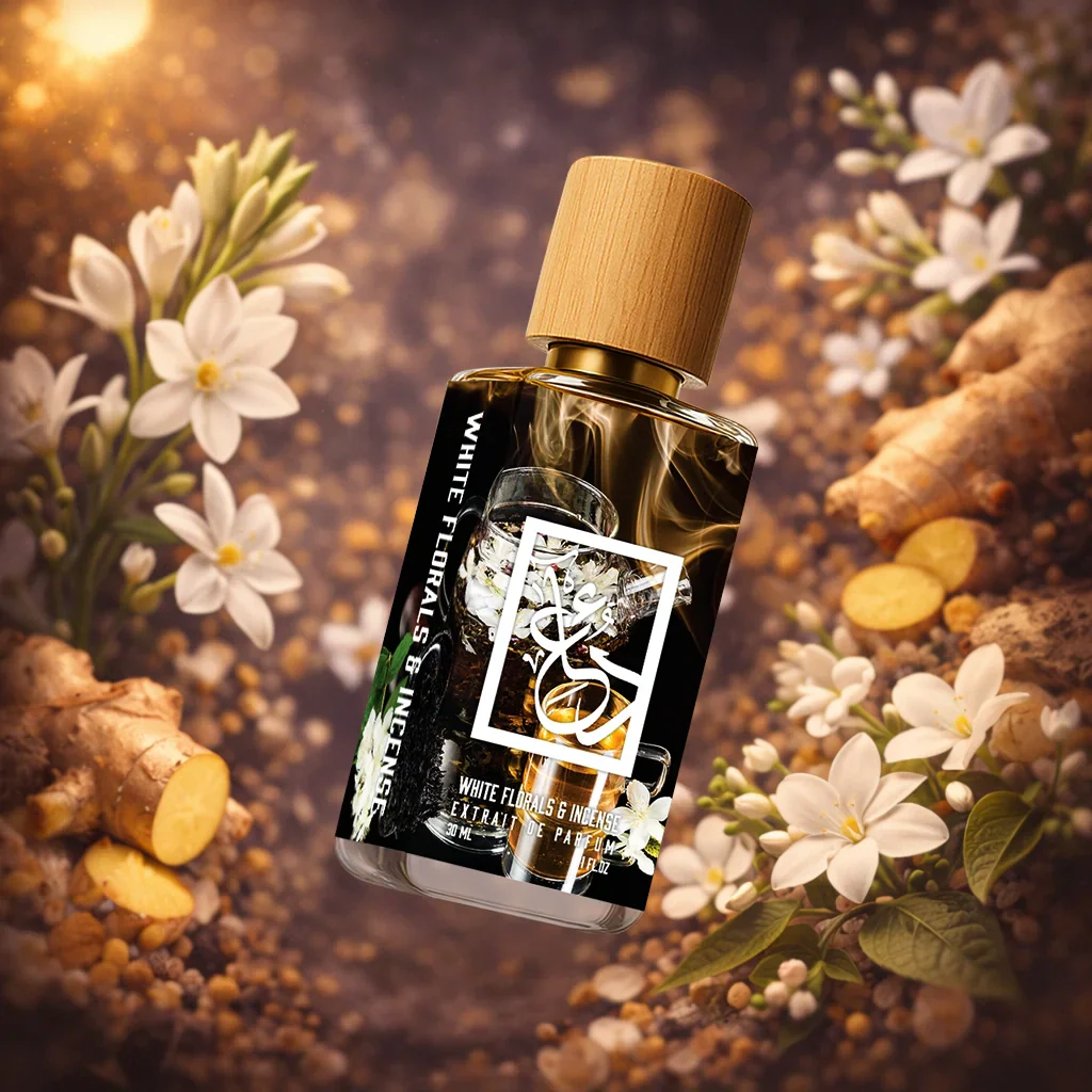 White Florals and Incense - Image 2